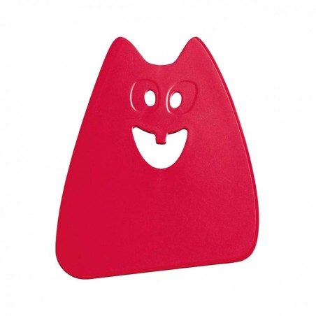 Spatola raschia impasto Koziol Orion Hans rosso