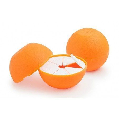 Porta pillole Kikkerland Orange Pill Case