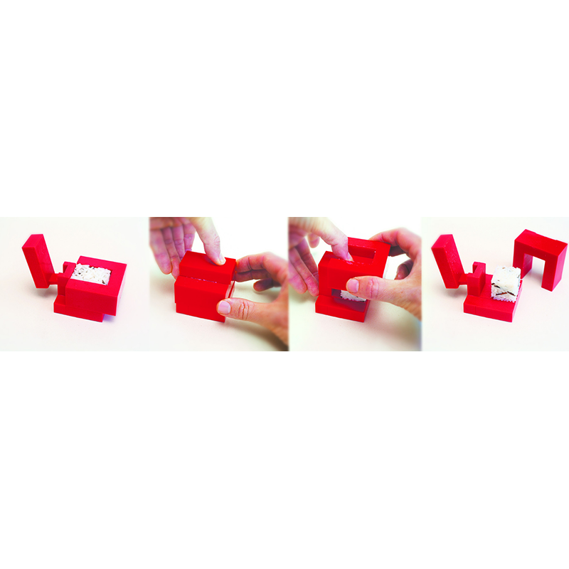 Stampo a forma di cubo per riso Rice Cube Sushi Maker