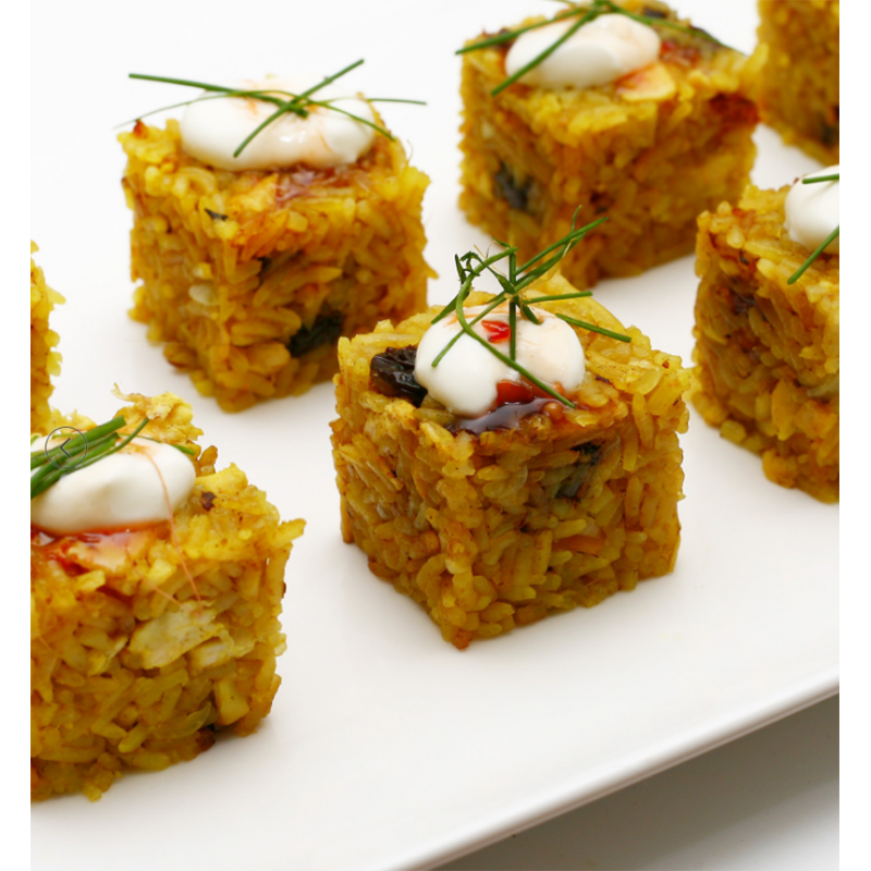Stampo a forma di cubo per riso Rice Cube Sushi Maker
