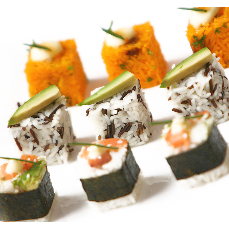 Stampo a forma di cubo per riso Rice Cube Sushi Maker
