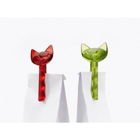 Set 2 mollette chiudipacco Koziol Miaou