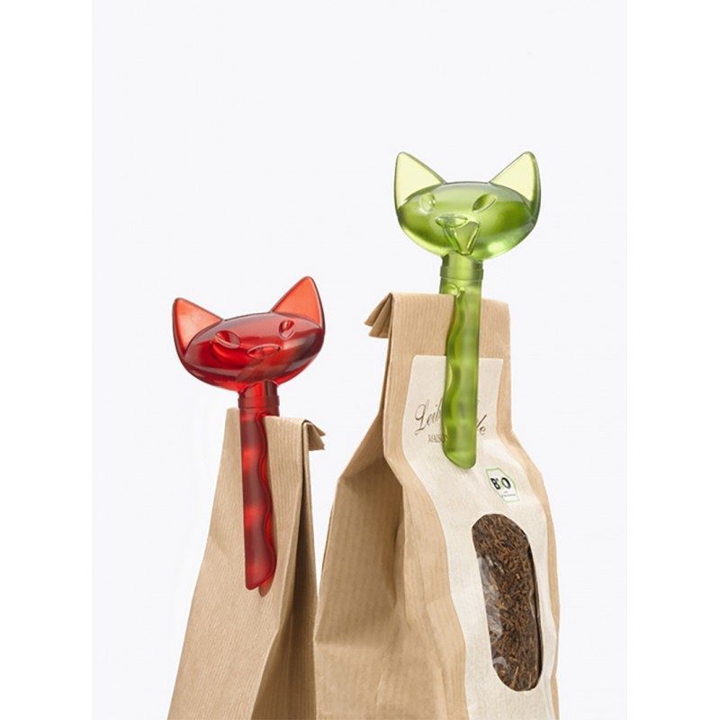 Set 2 mollette chiudipacco Koziol Miaou