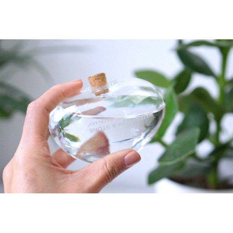 Kit di due pietre in vetro per irrigare le piante Kikkerland Water from a Stone