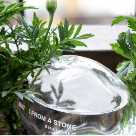 Kit di due pietre in vetro per irrigare le piante Kikkerland Water from a Stone