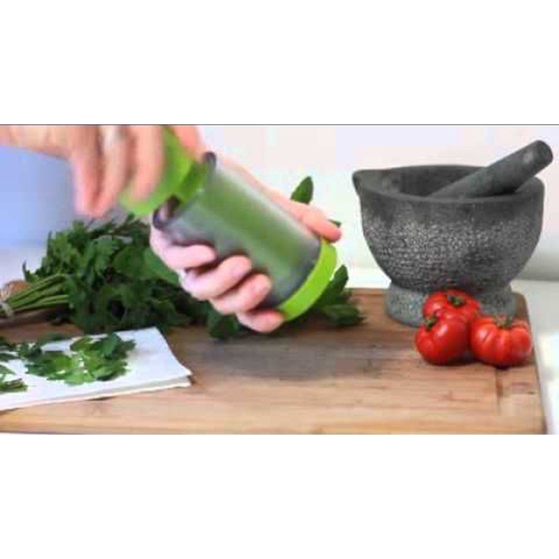 Macina erbe 2 in 1 taglia e sfoglia Microplane Herb Mill