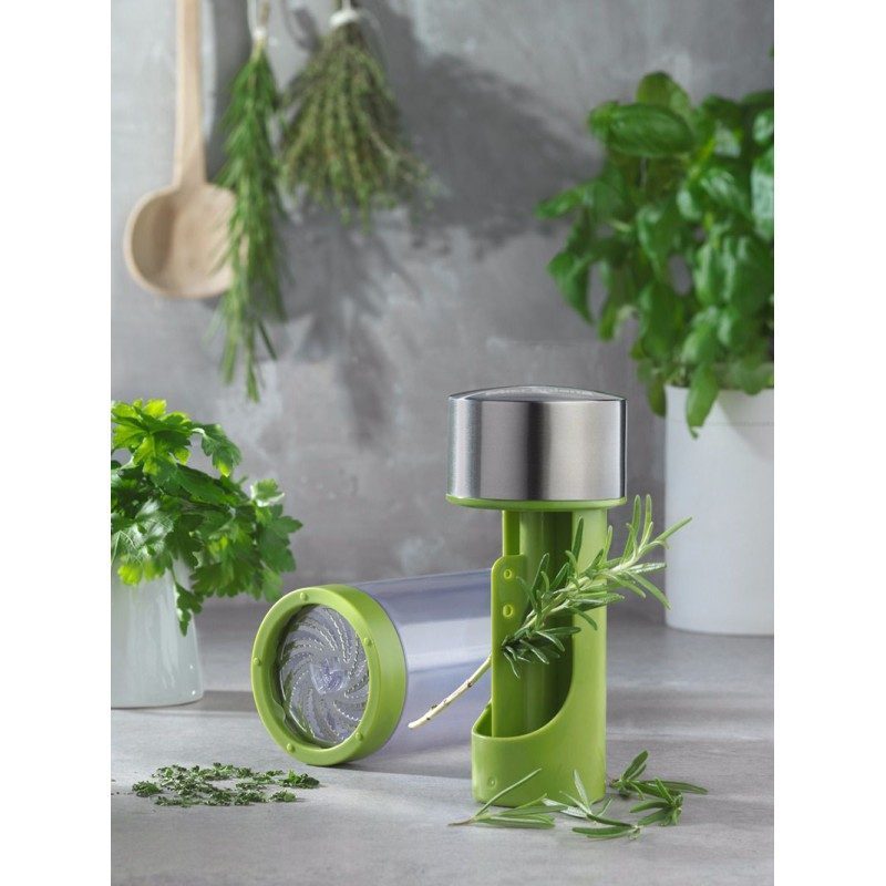 Macina erbe 2 in 1 taglia e sfoglia Microplane Herb Mill