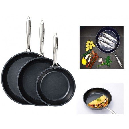 Padella con rivestimento in ceramica Kyocera 20 cm CFP20BK Padella con rivestimento in ceramica Kyocera 20 cm CFP20BK