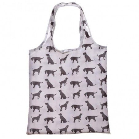 Borsa shopper pieghevole con cani Puckator I Love My Dog