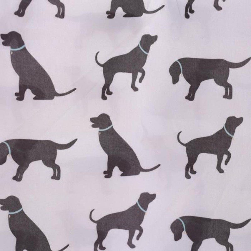 Borsa shopper pieghevole con cani Puckator I Love My Dog