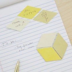 Set 3 blocchetti promemoria Kikkerland Geometric Sticky Notes 2