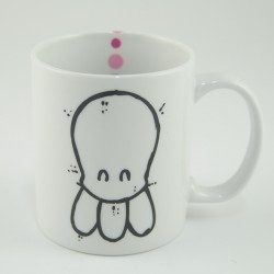 Tazza mug in porcellana pesci Belin 2