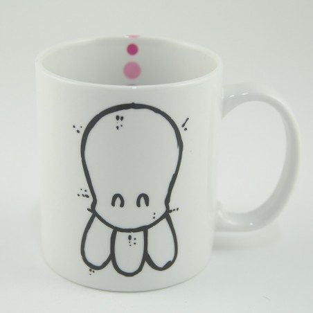 Tazza mug in porcellana pesci Belin Tazza mug in porcellana pesci Belin