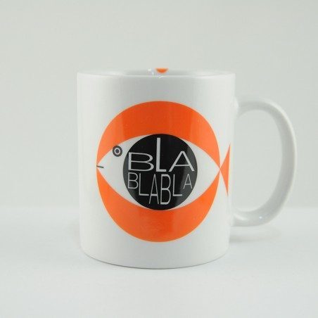 Mug tazza in porcellana con pesci Paranza Bugiarda