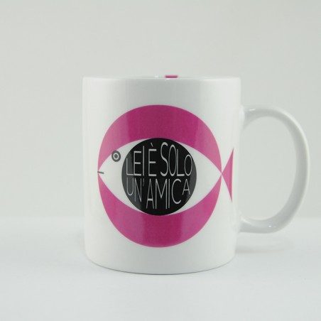 Mug tazza in porcellana con pesci Paranza Bugiarda