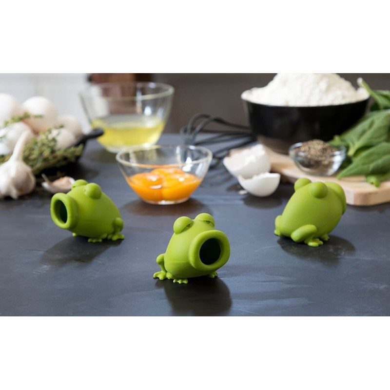 Separatore di tuorli Peleg Design YolkFrog verde