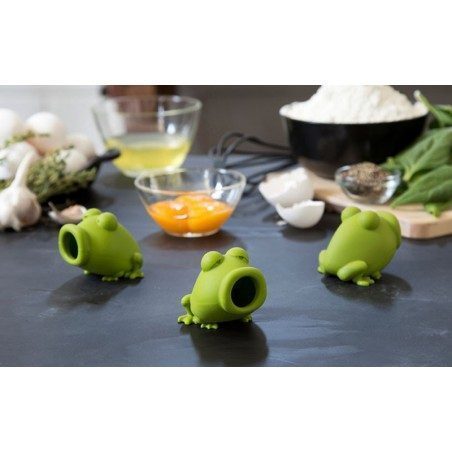 Separatore di tuorli Peleg Design YolkFrog verde Separatore di tuorli Peleg Design YolkFrog verde