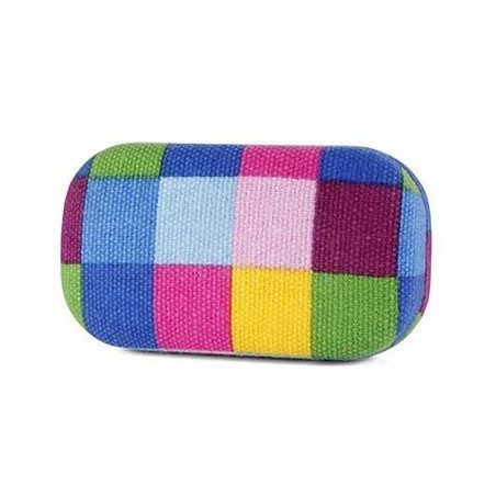 Custodia tascabile da viaggio Kikkerland Plaid Travel Case