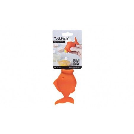 Separatore di tuorli Peleg Design YolkFish arancio Separatore di tuorli Peleg Design YolkFish arancio