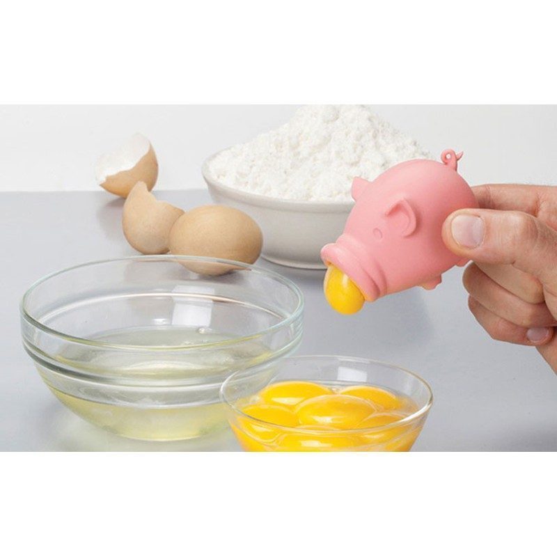 Separatore di tuorli Peleg Design YolkPig rosa