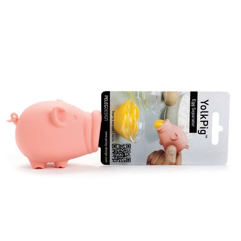 Separatore di tuorli Peleg Design YolkPig rosa