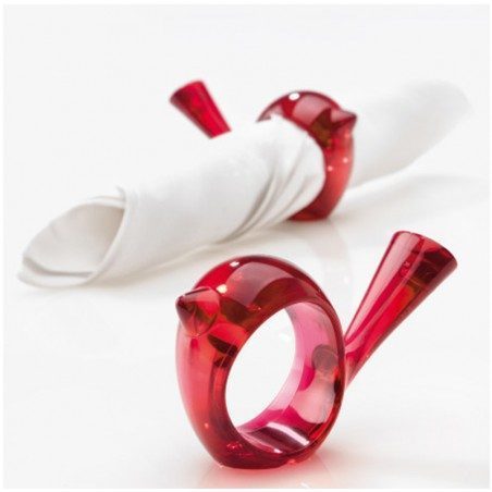 Set 2 anelli portatovaglioli Koziol Pip Set 2 anelli portatovaglioli Koziol Pip