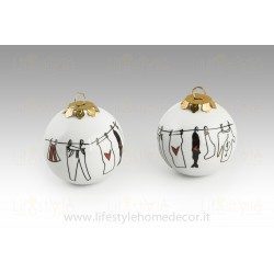 Palla di Natale Tribù Panni Liguri