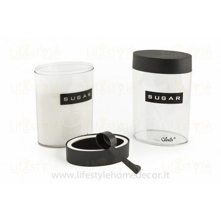 Contenitore trasparente ovale Olalà Cool Line Sugar Contenitore trasparente ovale Olalà Cool Line Sugar