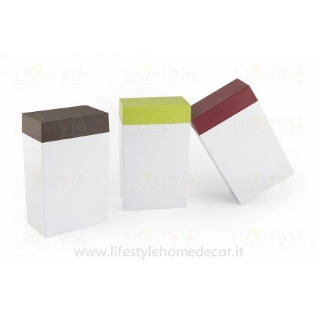 Barattolo rettangolare plastica Olalà Modern Line Barattolo rettangolare plastica Olalà Modern Line