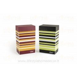 Barattolo rettangolare righe Olalà Lifestyle Line