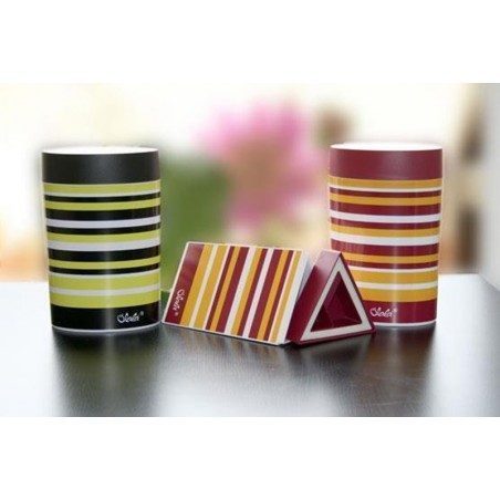 Barattolo rettangolare righe Olalà Lifestyle Line Barattolo rettangolare righe Olalà Lifestyle Line