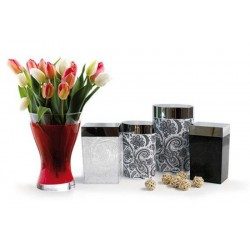 Barattolo rettangolare floreale Olalà Lifestyle Line Flower 2
