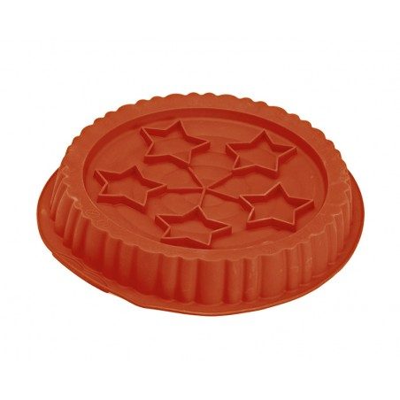 Stampo silicone crostata fondo rialzato Happyflex Stampo silicone crostata fondo rialzato Happyflex