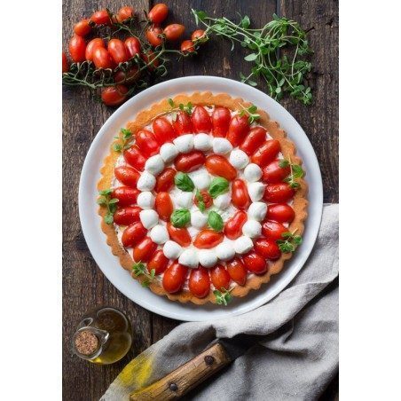 Stampo silicone crostata fondo rialzato Happyflex Stampo silicone crostata fondo rialzato Happyflex