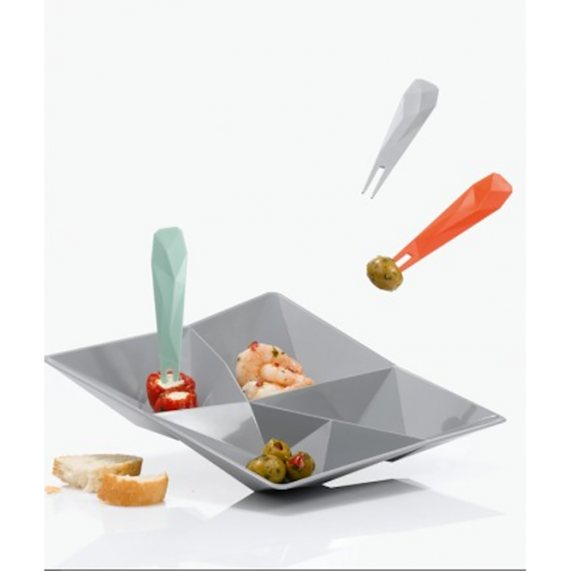 Set 4 forchettine Koziol Kant colori assortiti