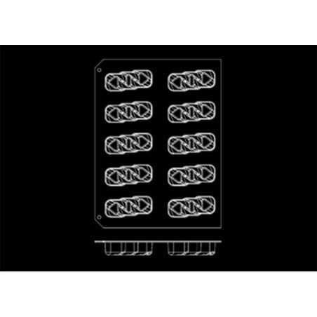 Stampo silicone 10 pezzi Happyflex Jewel Stampo silicone 10 pezzi Happyflex Jewel