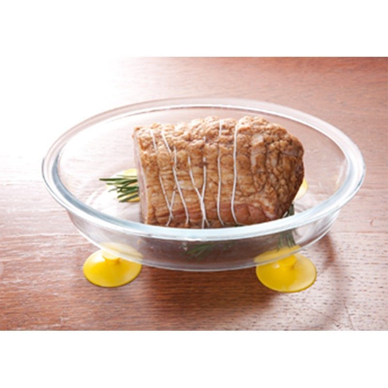 Set 4 attacchini sottopentola a ventosa silicone Happyflex