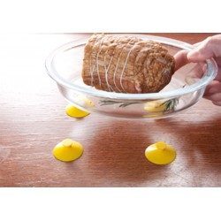 Set 4 attacchini sottopentola a ventosa silicone Happyflex 2