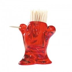 Koziol Set 4 forchettine in plastica da aperitivi o stuzzichini Kant di Koziol 