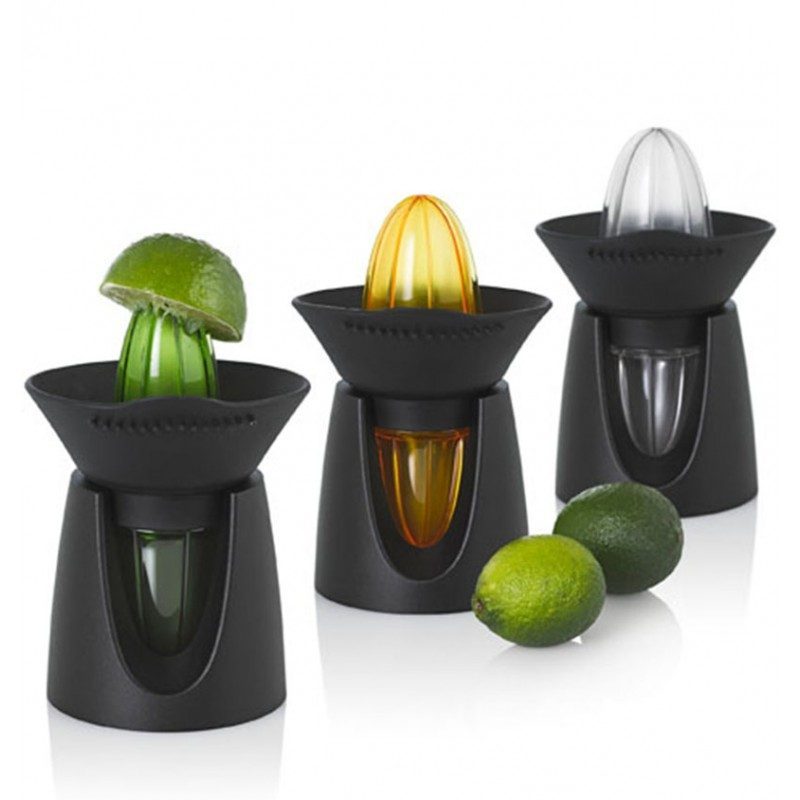 Spremiagrumi con base e doppia pigna AdHoc Citrolime