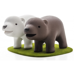 Set sale e pepe Qualy Brother Bear Salt and Pepper Shaker 2