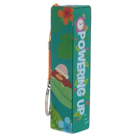 Portachiavi alimentatore portatile power bank Puckator Bradipo