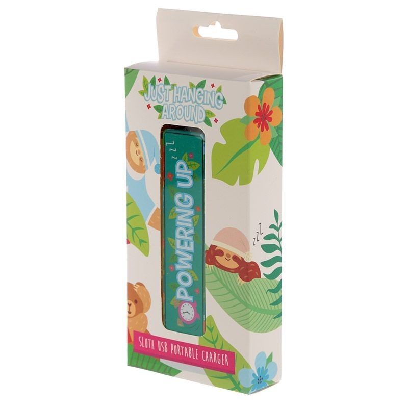 Portachiavi alimentatore portatile power bank Puckator Bradipo