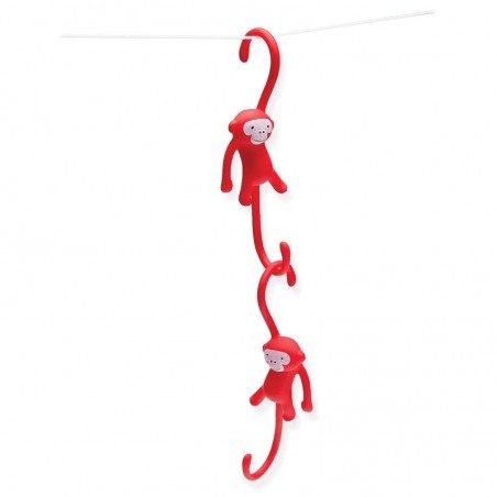 Monkey Business Just Hanging Nero Set Ganci Nero, Plastica 
