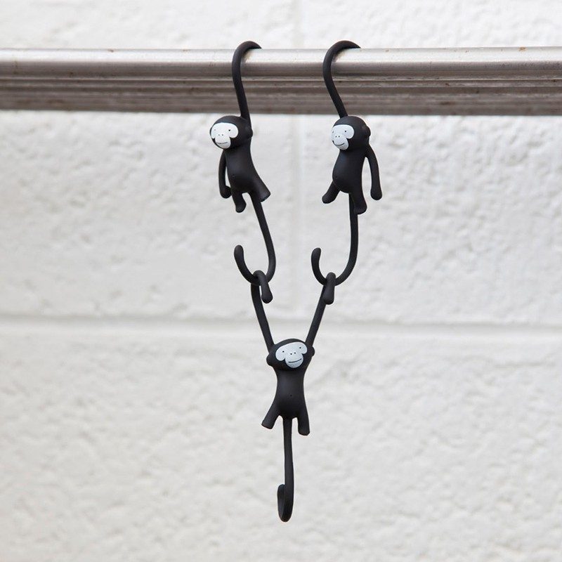 Set 3 ganci Monkey Business Just Hanging