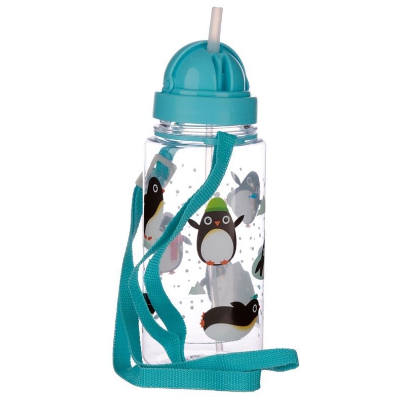 Borraccia Bambini 450ml Puckator Con Cannuccia - Design Arcobaleno, Senza BPA, Ideale Per Scuola E Sport - Foto 14