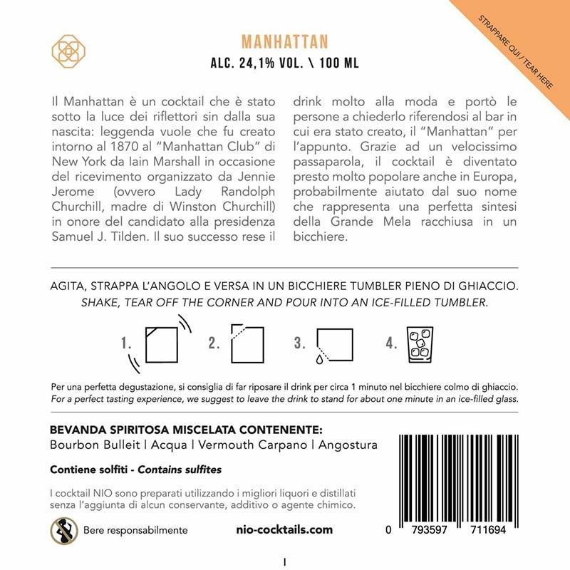 Cocktail monodose Nio Manhattan
