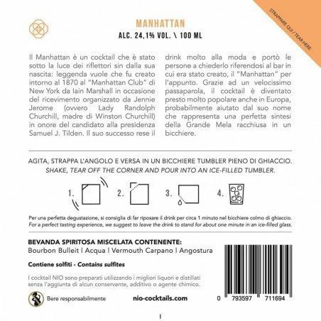 Cocktail monodose Nio Manhattan