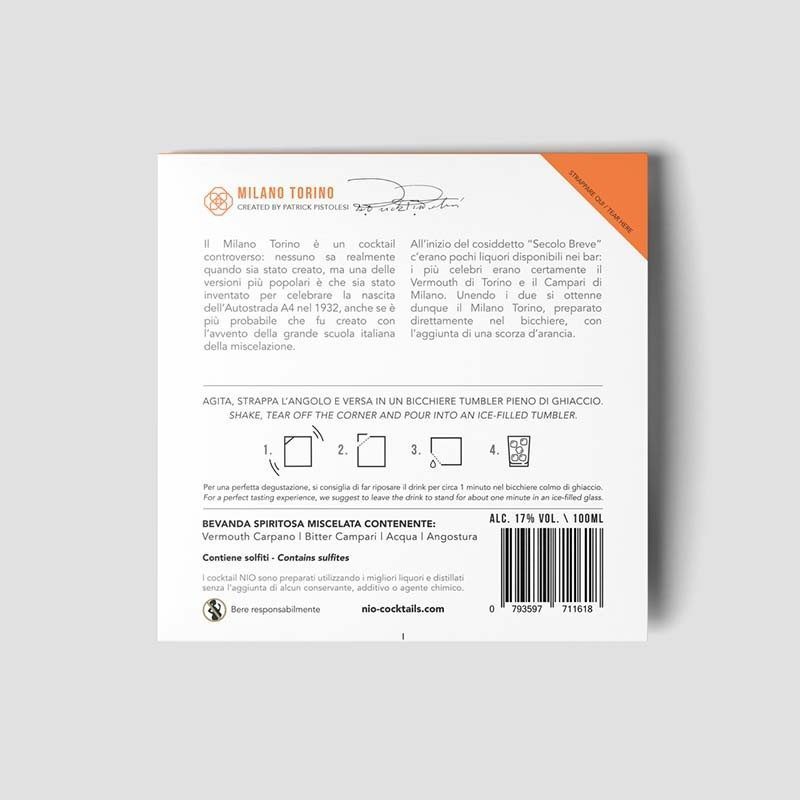Cocktail monodose Nio Milano Torino