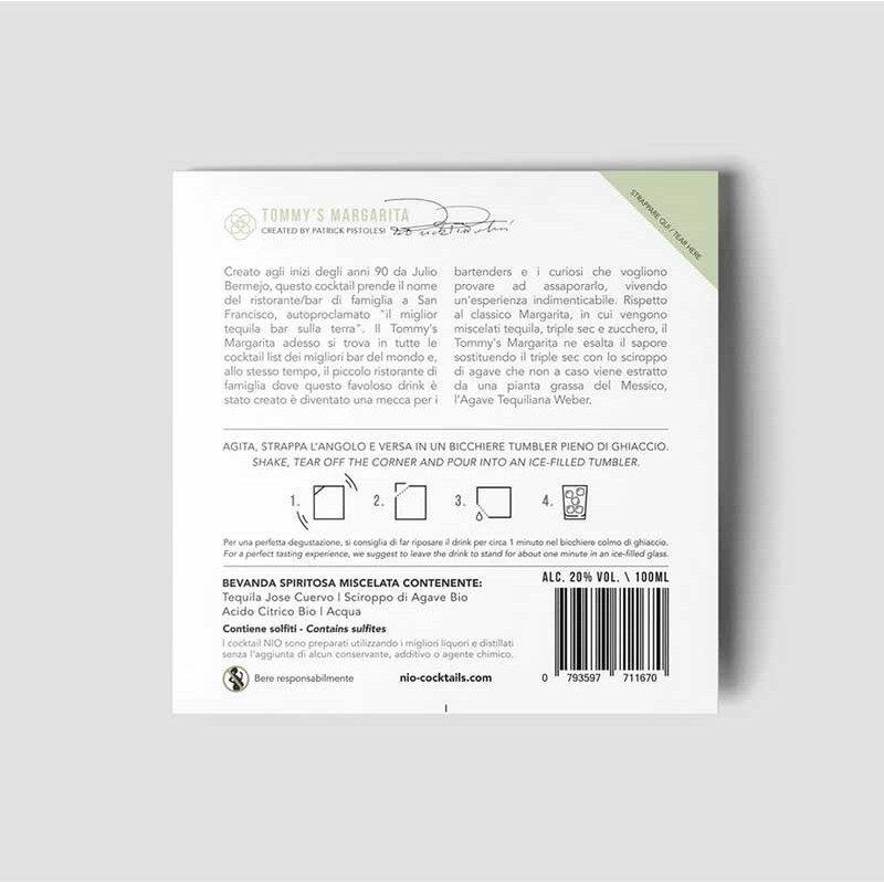 Cocktail monodose Nio Tommy's Margarita